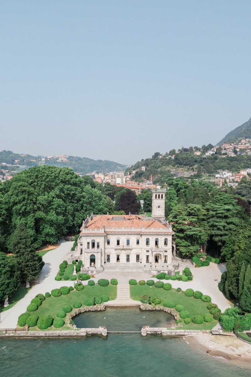Villa Erba, historic lakeside villa with gardens on Lake Como, Italy