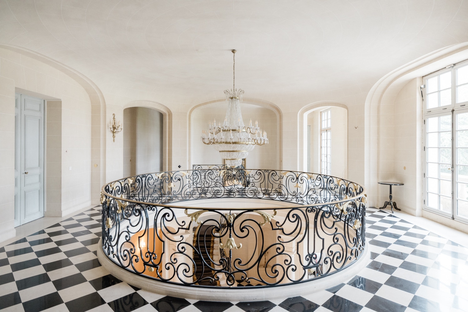 Indoors Chateau de Nainville les Roches near Paris