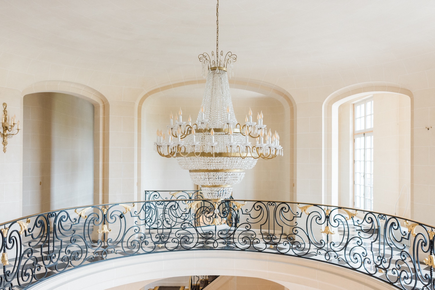 Inside the Chateau de Nainville les Roches France