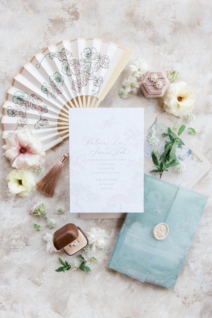 papeterie de mariage japonais