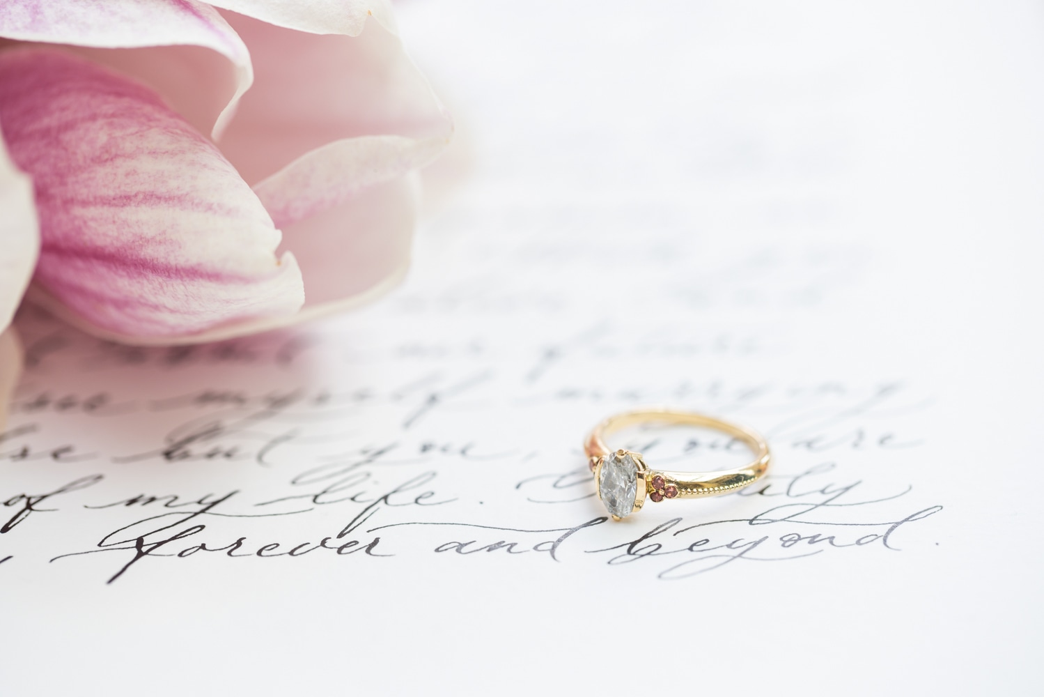 Poetic wedding stationery design